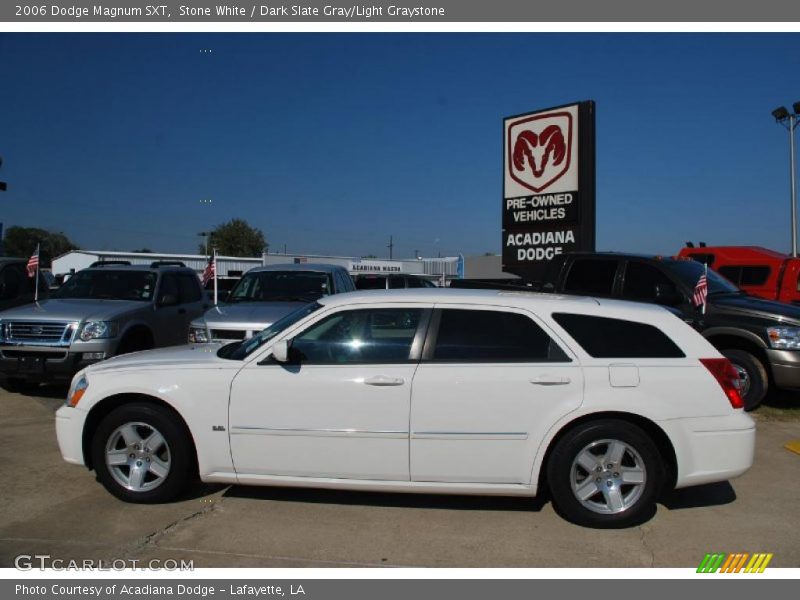 Stone White / Dark Slate Gray/Light Graystone 2006 Dodge Magnum SXT