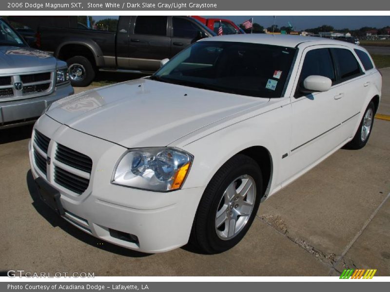 Stone White / Dark Slate Gray/Light Graystone 2006 Dodge Magnum SXT