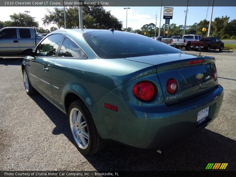 Silver Moss Metallic / Gray 2010 Chevrolet Cobalt LT Coupe