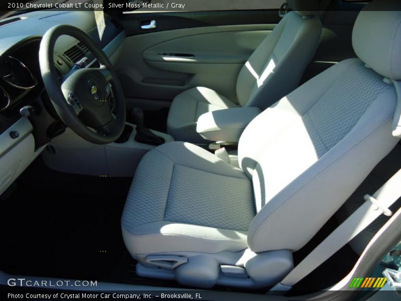 Silver Moss Metallic / Gray 2010 Chevrolet Cobalt LT Coupe