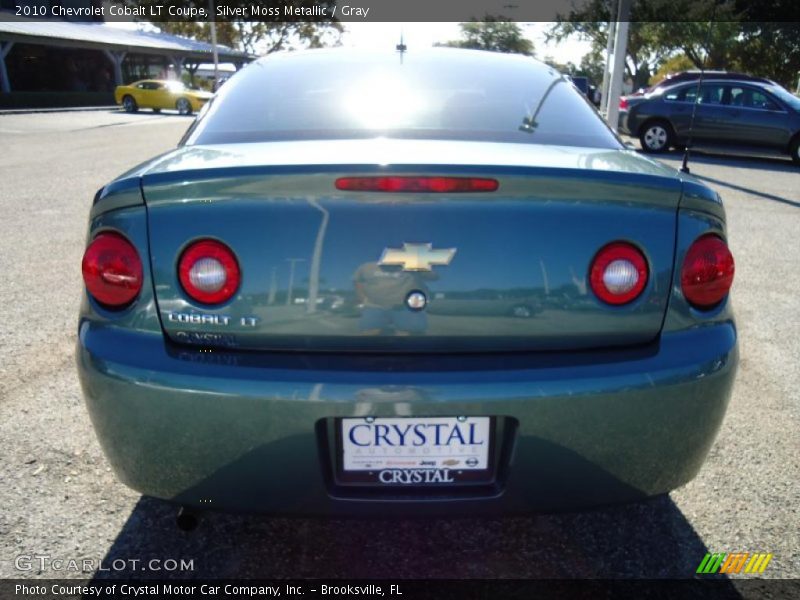 Silver Moss Metallic / Gray 2010 Chevrolet Cobalt LT Coupe