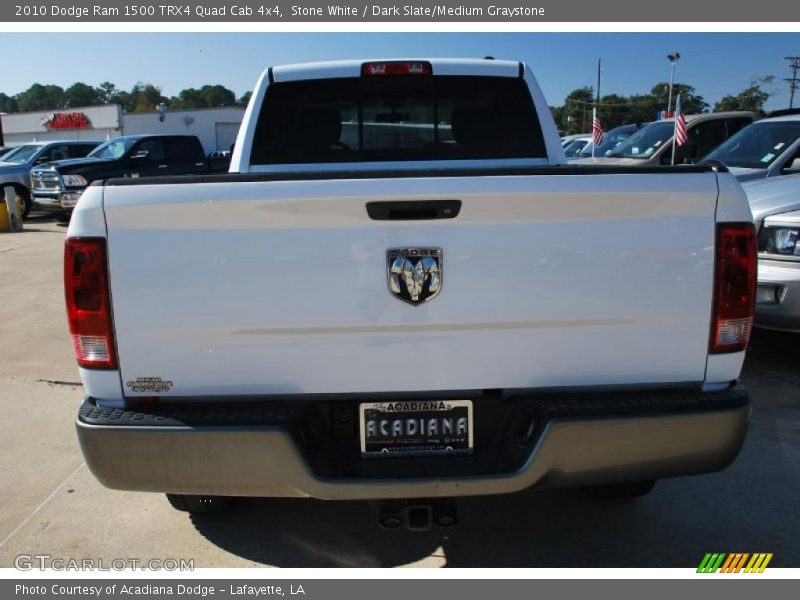 Stone White / Dark Slate/Medium Graystone 2010 Dodge Ram 1500 TRX4 Quad Cab 4x4