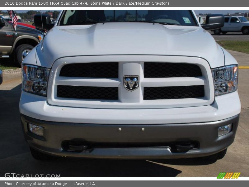 Stone White / Dark Slate/Medium Graystone 2010 Dodge Ram 1500 TRX4 Quad Cab 4x4