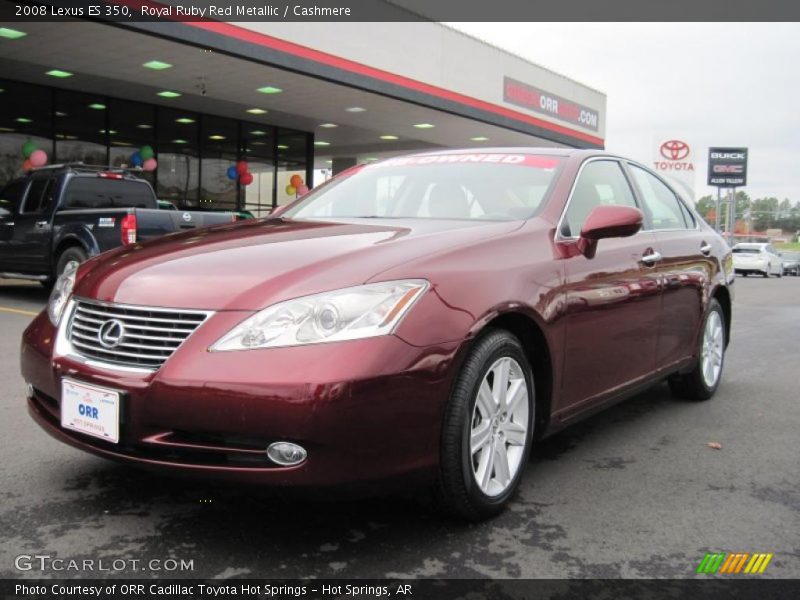 Royal Ruby Red Metallic / Cashmere 2008 Lexus ES 350