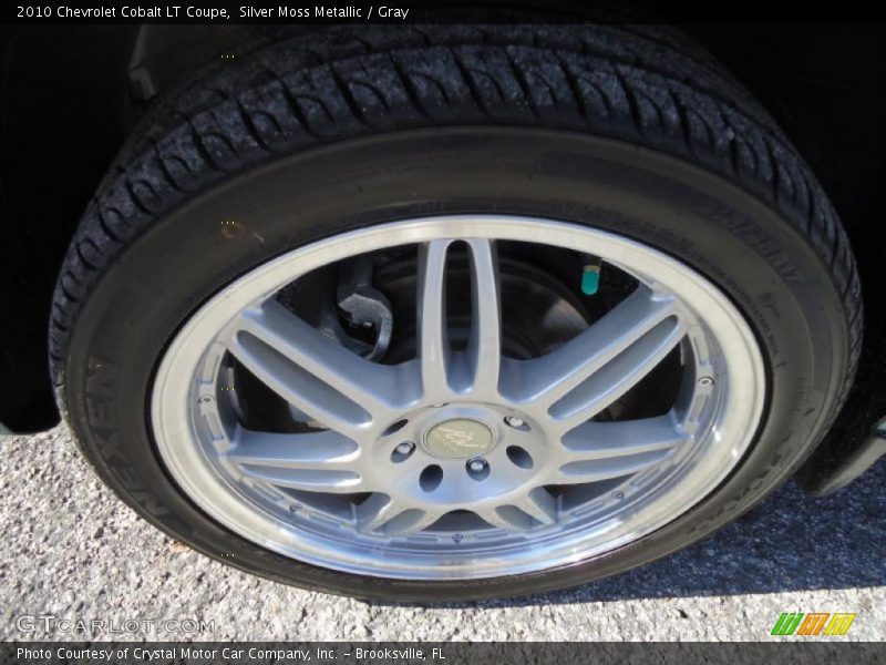 Silver Moss Metallic / Gray 2010 Chevrolet Cobalt LT Coupe