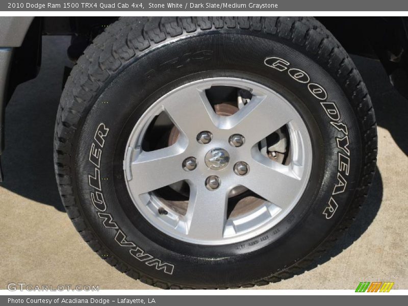Stone White / Dark Slate/Medium Graystone 2010 Dodge Ram 1500 TRX4 Quad Cab 4x4