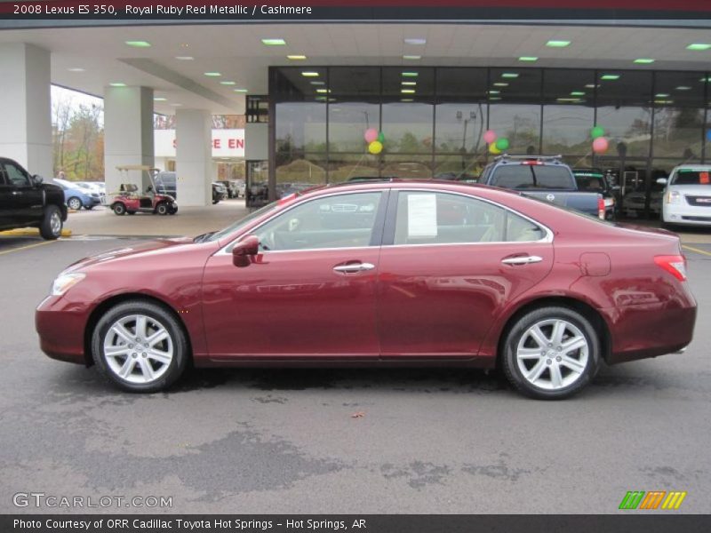 Royal Ruby Red Metallic / Cashmere 2008 Lexus ES 350