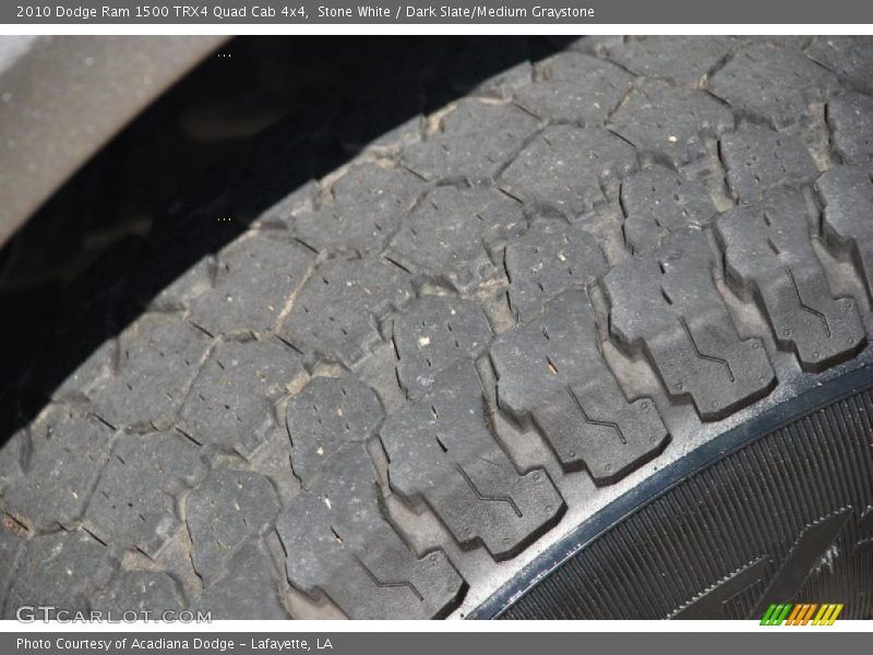 Stone White / Dark Slate/Medium Graystone 2010 Dodge Ram 1500 TRX4 Quad Cab 4x4