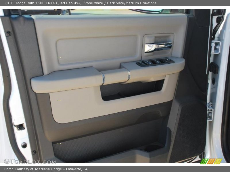 Stone White / Dark Slate/Medium Graystone 2010 Dodge Ram 1500 TRX4 Quad Cab 4x4
