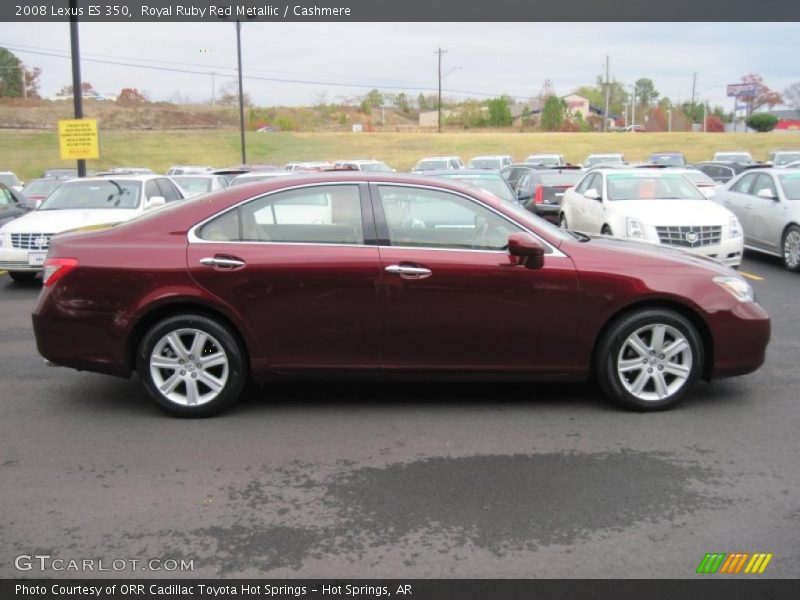 Royal Ruby Red Metallic / Cashmere 2008 Lexus ES 350