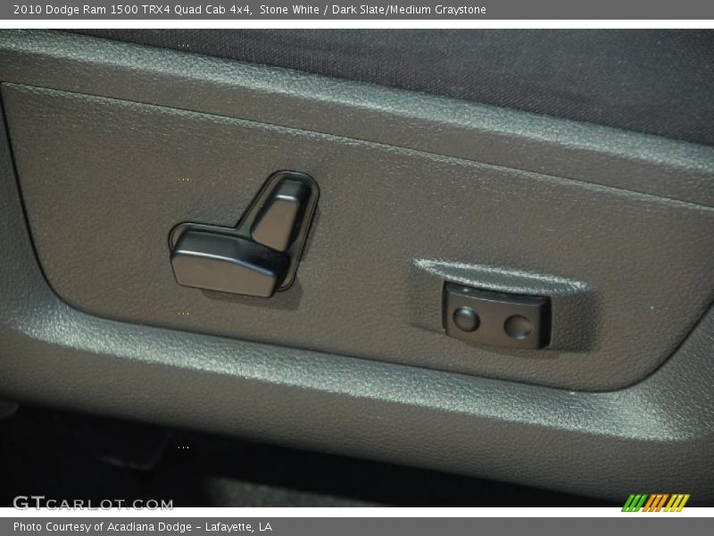 Stone White / Dark Slate/Medium Graystone 2010 Dodge Ram 1500 TRX4 Quad Cab 4x4