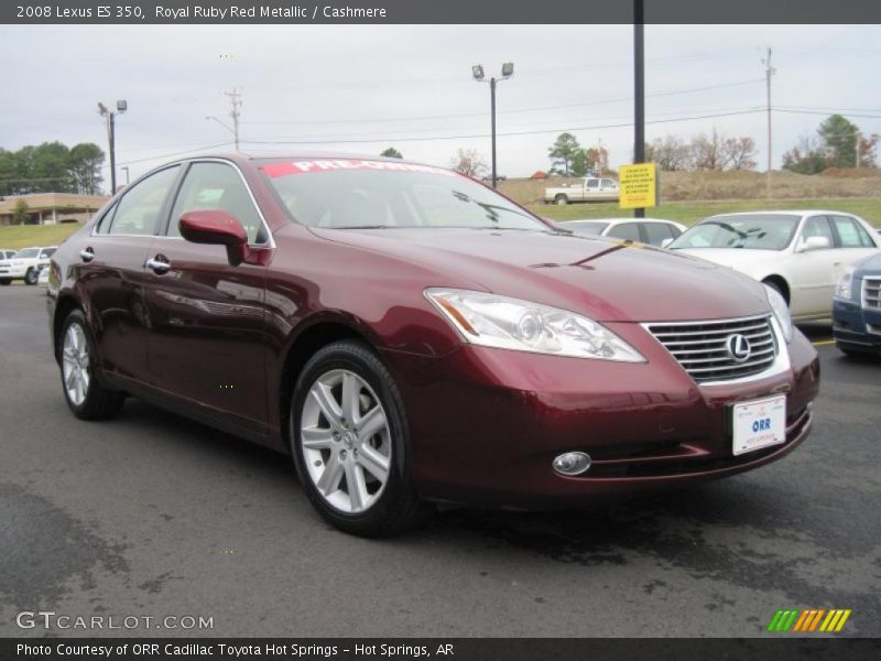 Royal Ruby Red Metallic / Cashmere 2008 Lexus ES 350