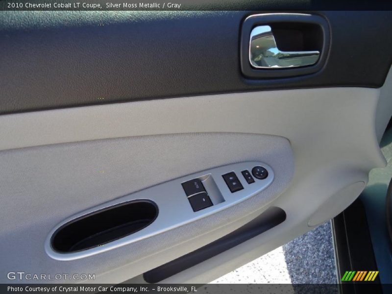 Silver Moss Metallic / Gray 2010 Chevrolet Cobalt LT Coupe