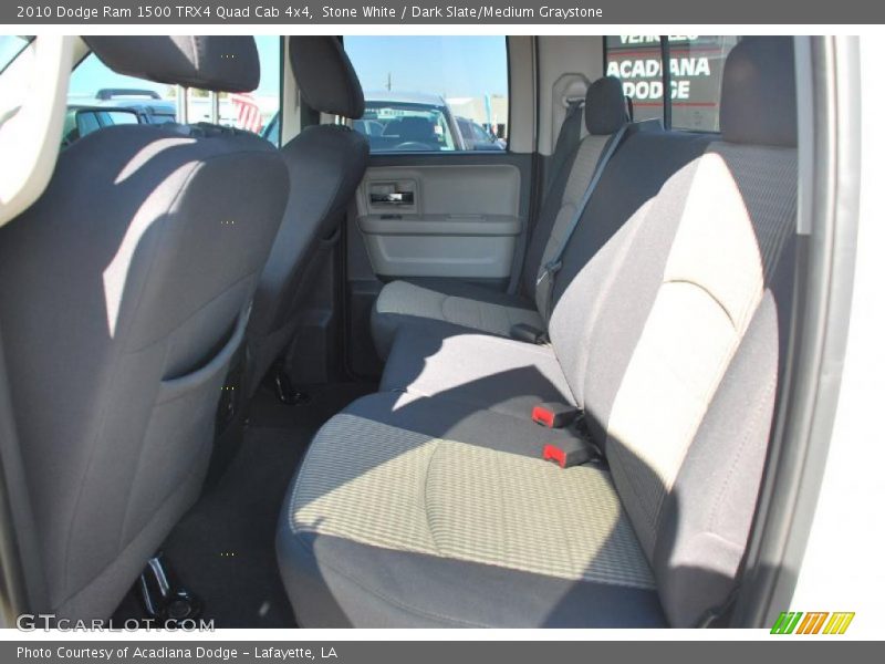 Stone White / Dark Slate/Medium Graystone 2010 Dodge Ram 1500 TRX4 Quad Cab 4x4
