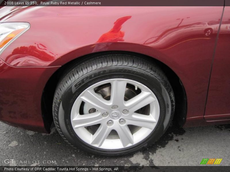 Royal Ruby Red Metallic / Cashmere 2008 Lexus ES 350