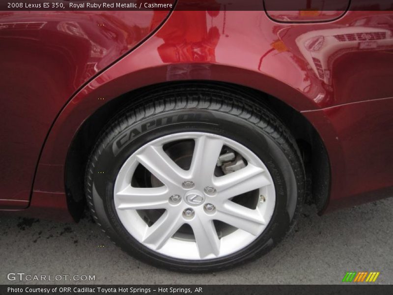 Royal Ruby Red Metallic / Cashmere 2008 Lexus ES 350