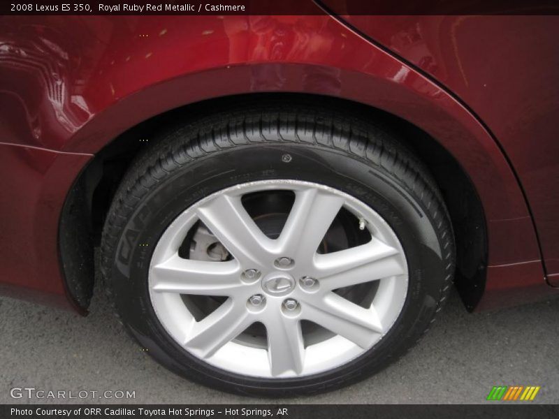 Royal Ruby Red Metallic / Cashmere 2008 Lexus ES 350