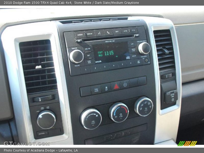 Stone White / Dark Slate/Medium Graystone 2010 Dodge Ram 1500 TRX4 Quad Cab 4x4