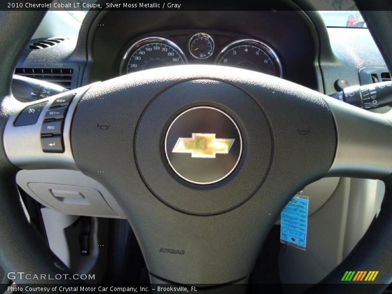 Silver Moss Metallic / Gray 2010 Chevrolet Cobalt LT Coupe