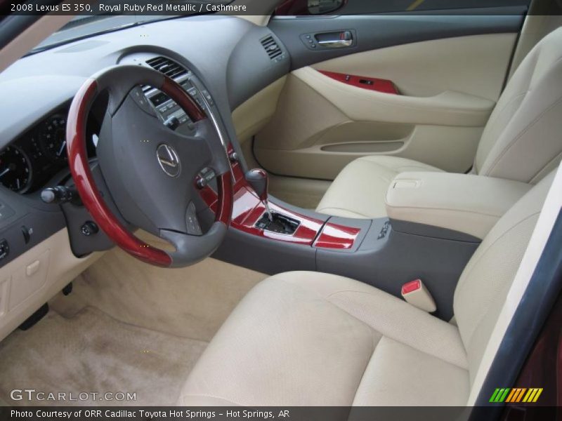 Royal Ruby Red Metallic / Cashmere 2008 Lexus ES 350