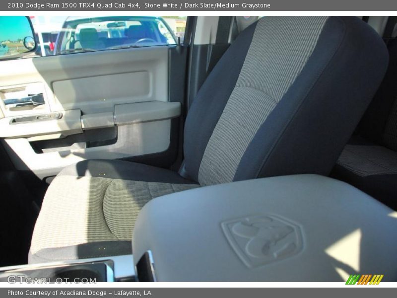 Stone White / Dark Slate/Medium Graystone 2010 Dodge Ram 1500 TRX4 Quad Cab 4x4