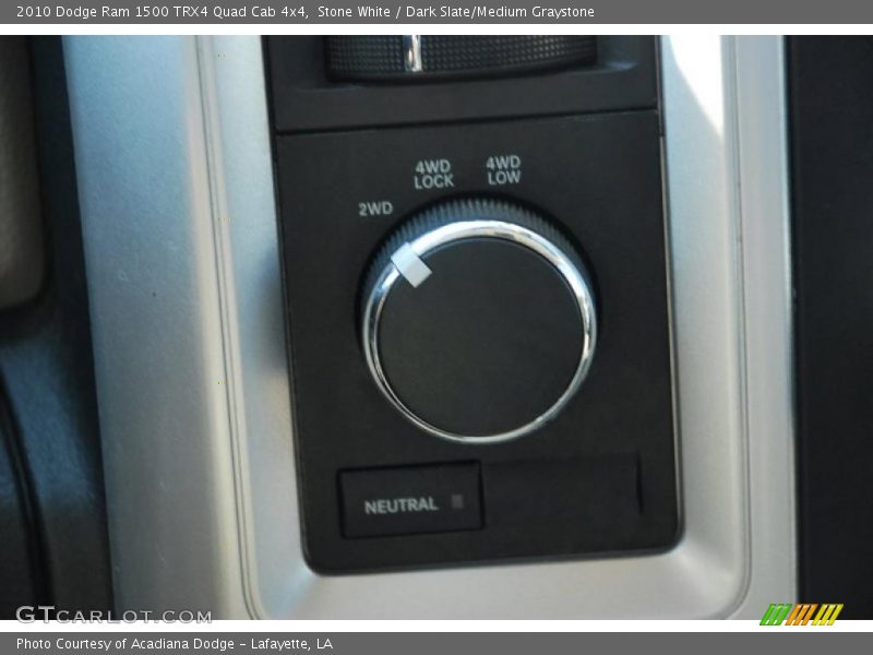 Stone White / Dark Slate/Medium Graystone 2010 Dodge Ram 1500 TRX4 Quad Cab 4x4