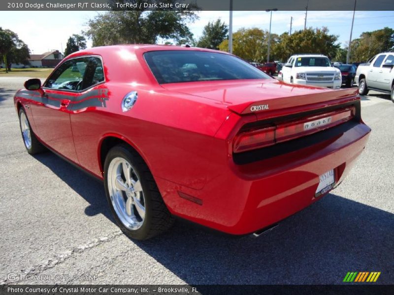 TorRed / Dark Slate Gray 2010 Dodge Challenger R/T Classic
