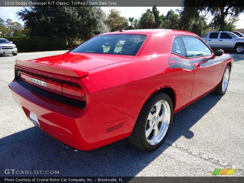 TorRed / Dark Slate Gray 2010 Dodge Challenger R/T Classic