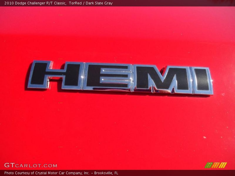 TorRed / Dark Slate Gray 2010 Dodge Challenger R/T Classic