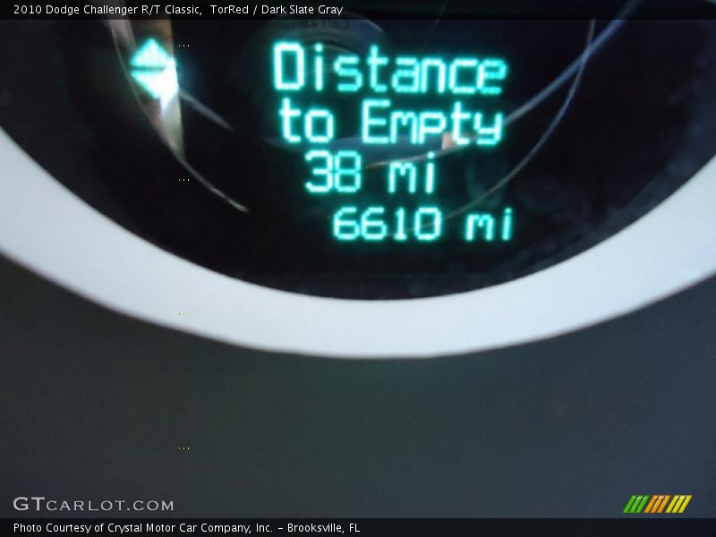 TorRed / Dark Slate Gray 2010 Dodge Challenger R/T Classic