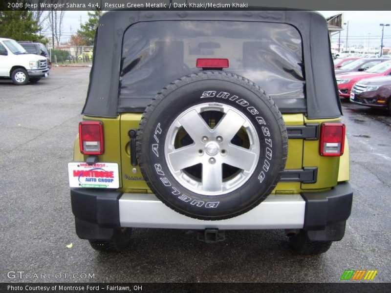 Rescue Green Metallic / Dark Khaki/Medium Khaki 2008 Jeep Wrangler Sahara 4x4