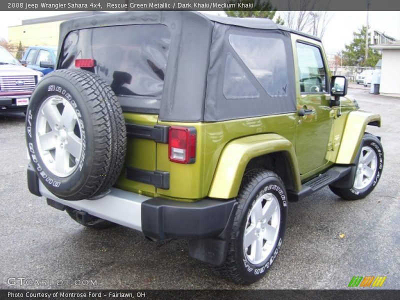 Rescue Green Metallic / Dark Khaki/Medium Khaki 2008 Jeep Wrangler Sahara 4x4