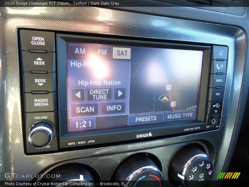 TorRed / Dark Slate Gray 2010 Dodge Challenger R/T Classic