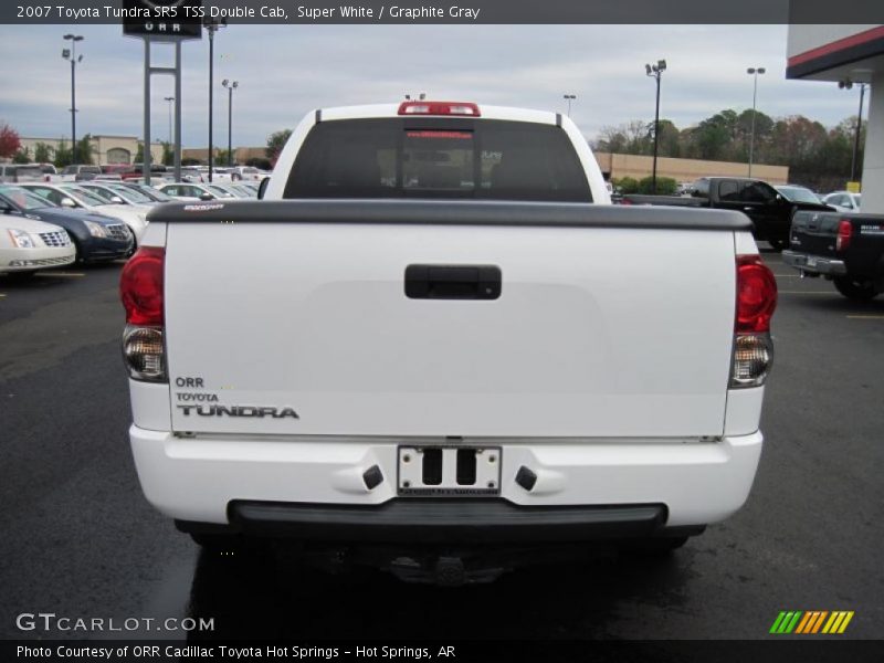 Super White / Graphite Gray 2007 Toyota Tundra SR5 TSS Double Cab