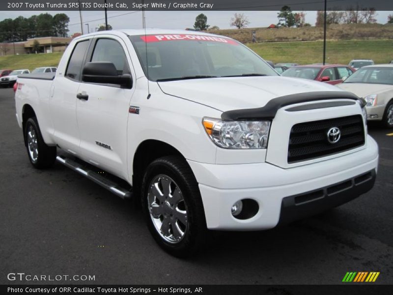 Super White / Graphite Gray 2007 Toyota Tundra SR5 TSS Double Cab