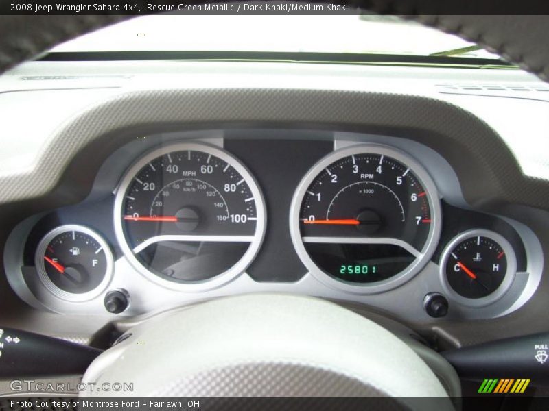  2008 Wrangler Sahara 4x4 Sahara 4x4 Gauges