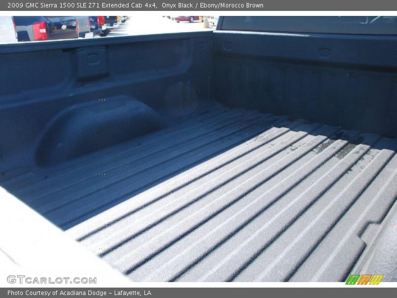 Onyx Black / Ebony/Morocco Brown 2009 GMC Sierra 1500 SLE Z71 Extended Cab 4x4