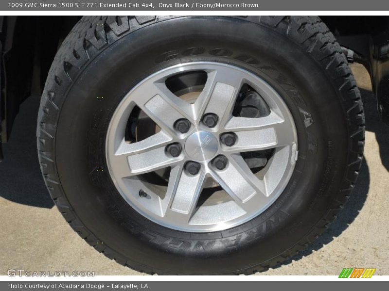  2009 Sierra 1500 SLE Z71 Extended Cab 4x4 Wheel