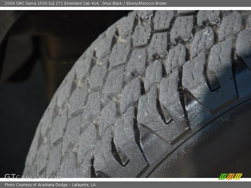 Onyx Black / Ebony/Morocco Brown 2009 GMC Sierra 1500 SLE Z71 Extended Cab 4x4