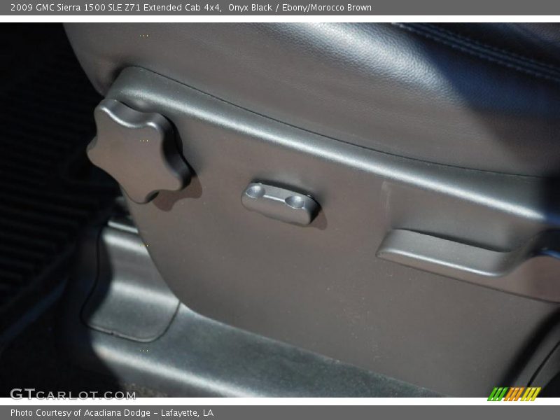 Onyx Black / Ebony/Morocco Brown 2009 GMC Sierra 1500 SLE Z71 Extended Cab 4x4