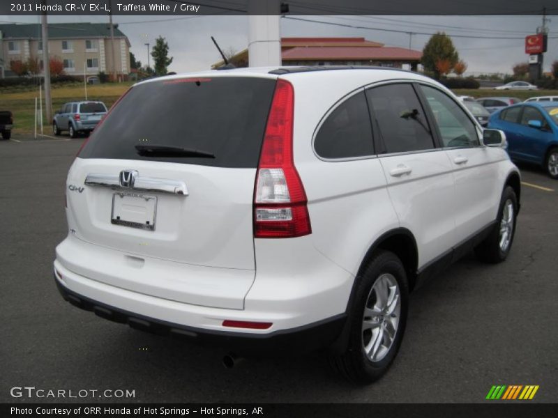 Taffeta White / Gray 2011 Honda CR-V EX-L