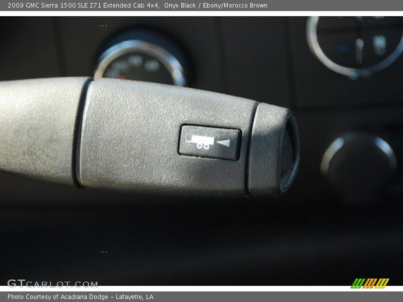 Onyx Black / Ebony/Morocco Brown 2009 GMC Sierra 1500 SLE Z71 Extended Cab 4x4