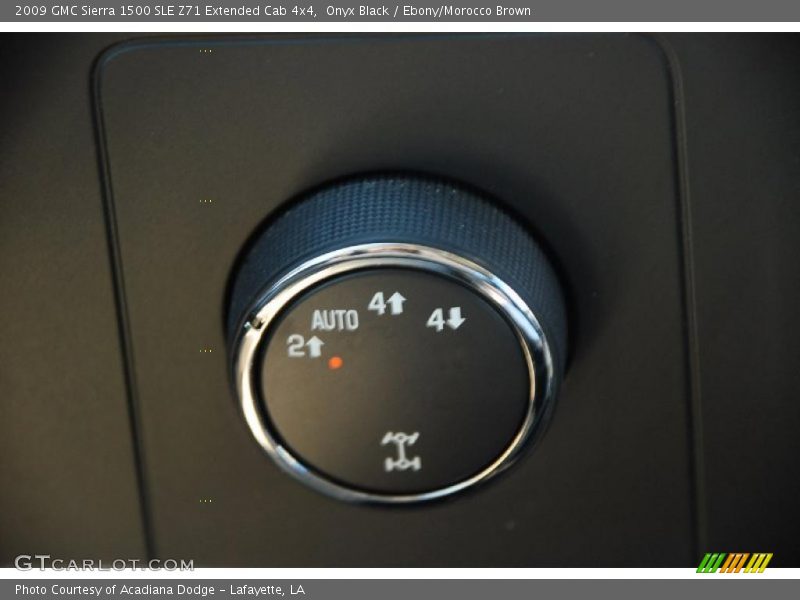 Onyx Black / Ebony/Morocco Brown 2009 GMC Sierra 1500 SLE Z71 Extended Cab 4x4