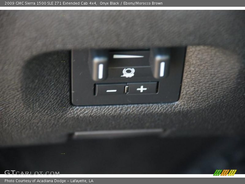 Onyx Black / Ebony/Morocco Brown 2009 GMC Sierra 1500 SLE Z71 Extended Cab 4x4