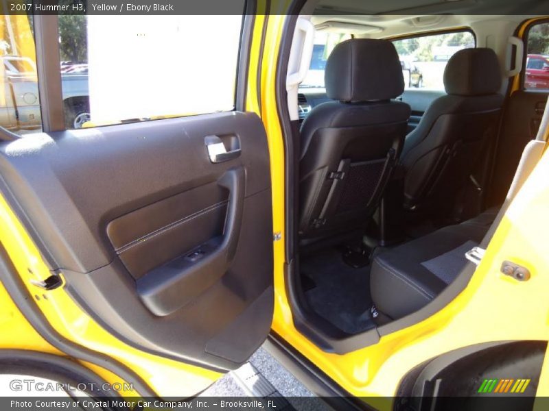 Yellow / Ebony Black 2007 Hummer H3