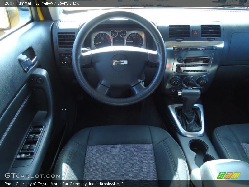 Yellow / Ebony Black 2007 Hummer H3