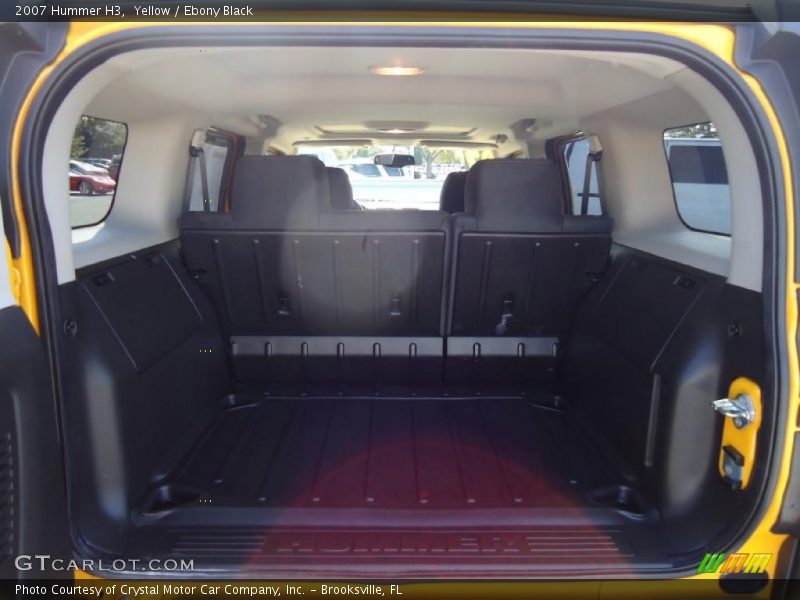 Yellow / Ebony Black 2007 Hummer H3