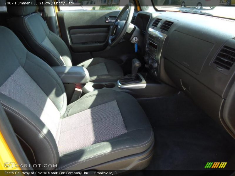 Yellow / Ebony Black 2007 Hummer H3