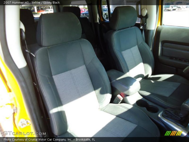 Yellow / Ebony Black 2007 Hummer H3