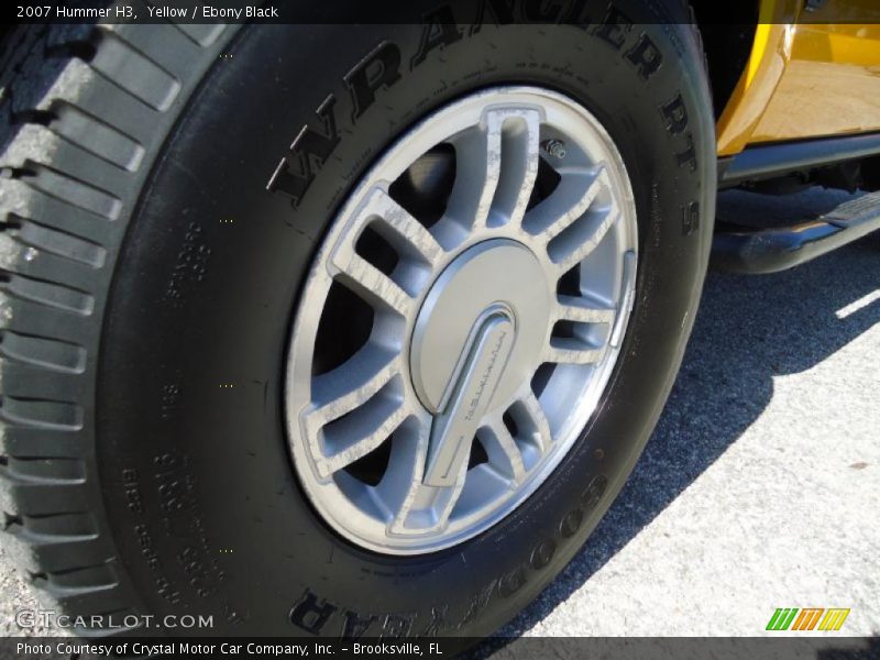Yellow / Ebony Black 2007 Hummer H3